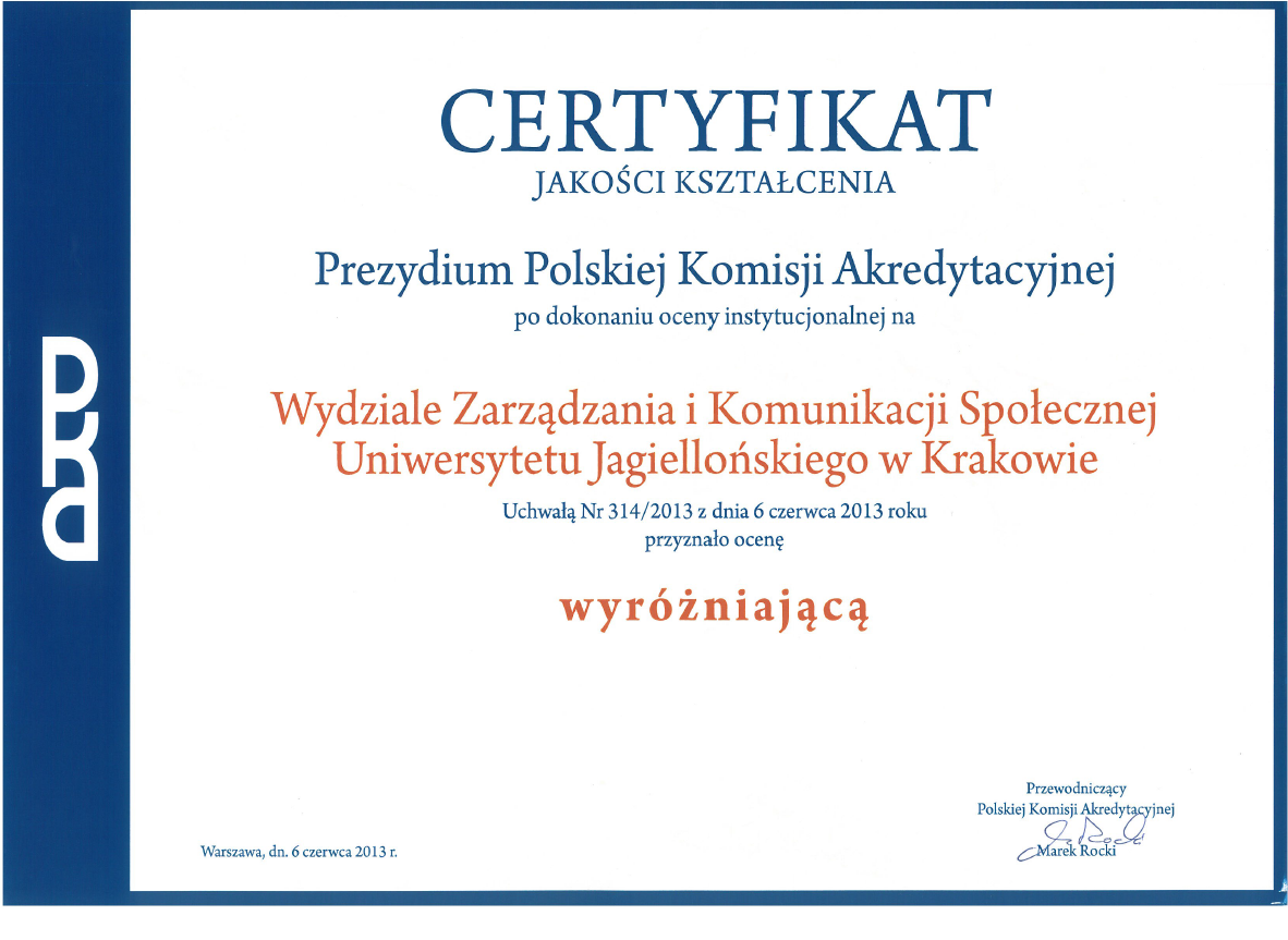 Certyfikat PKA